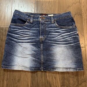 Y2K US‎ Polo Assn Women's Blue Denim Mini Skirt Size 11/12